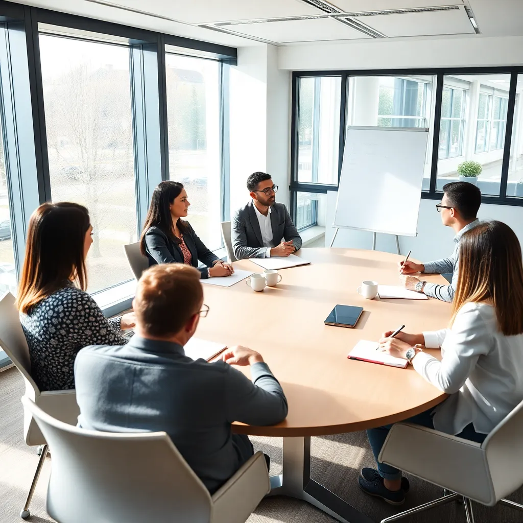 Diverse groep professionals in Nederlandse werkomgeving