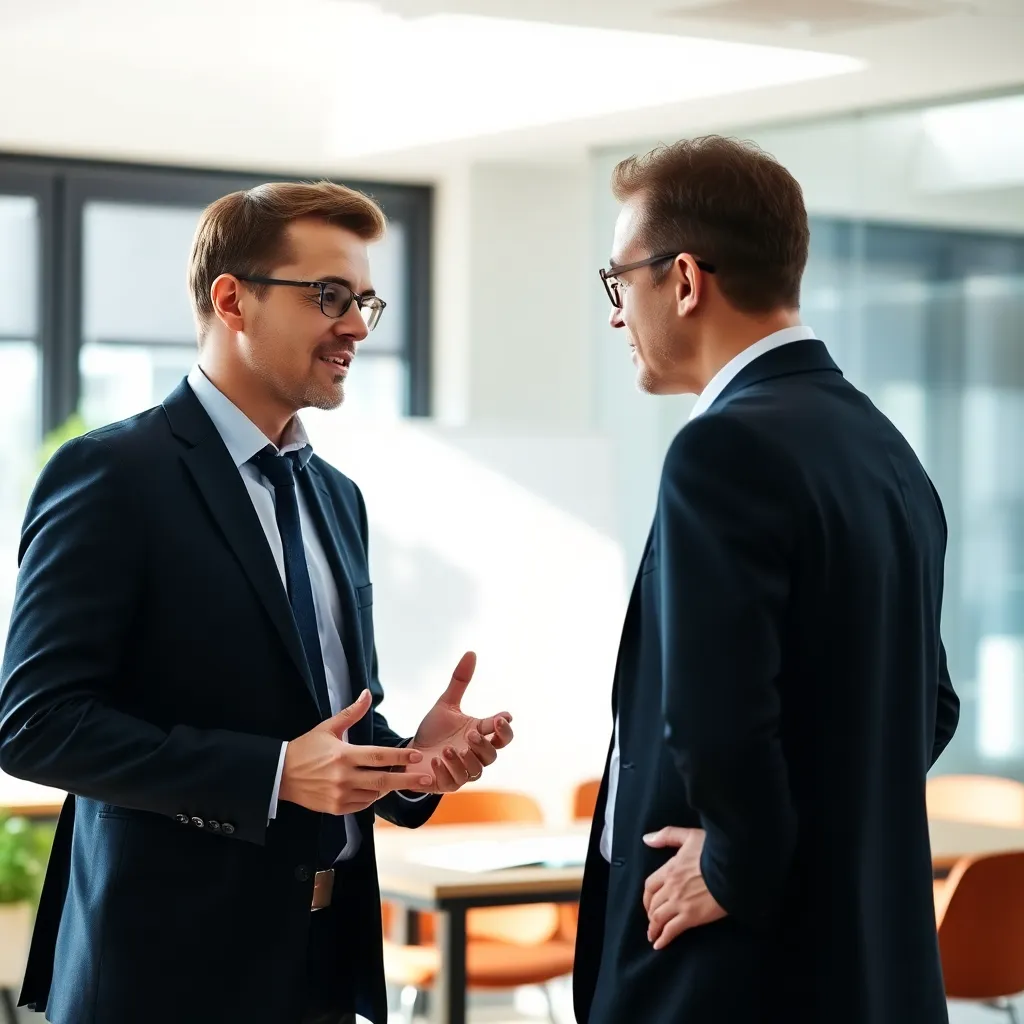 Nederlandse professional geeft feedback aan collega